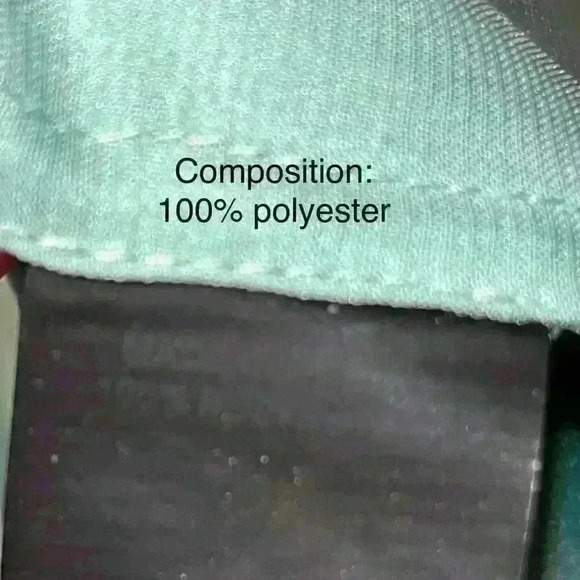 Vince Camuto Green Satin Iridescent Button Up Tie Front Top Blouse - Picture 4 of 4